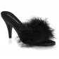 černé dámské erotické boty Amour-03-bsat - Velikost 41
